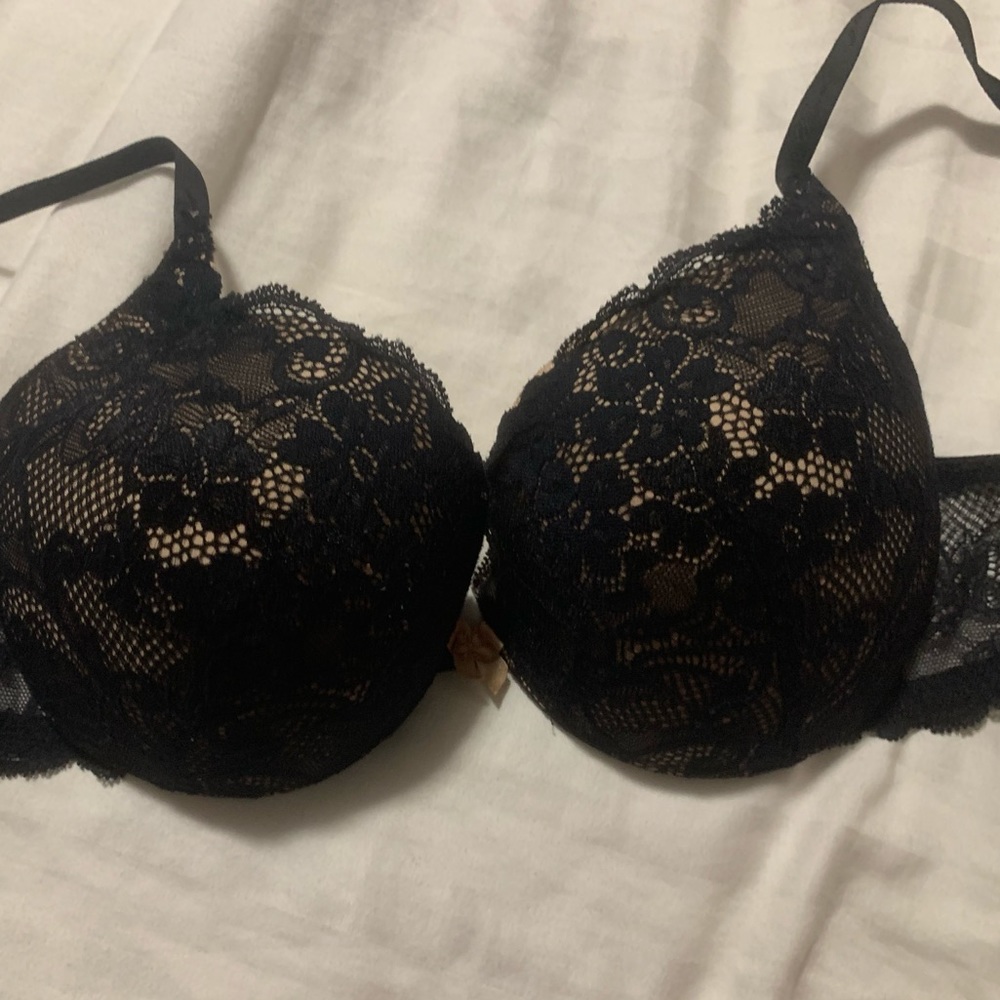 Black Lace Bra